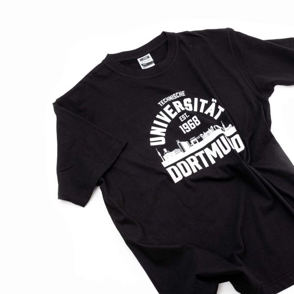 TU Unisex T-Shirt College Style schwarz