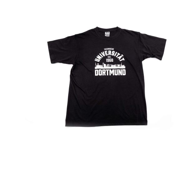 TU Unisex T-Shirt College Style schwarz