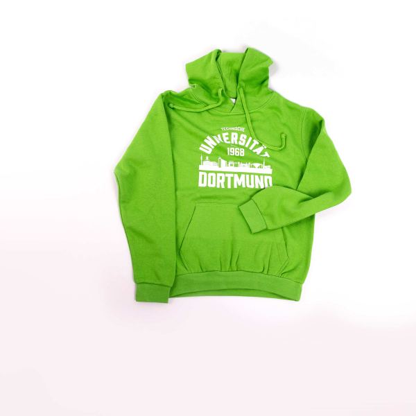 College Style Kapuzensweater, unisex, limette