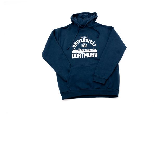 College style hoody, unisex, petrol