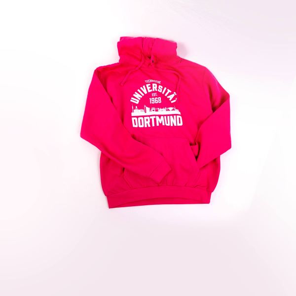 College Style Kapuzensweater, unisex, fuchsia