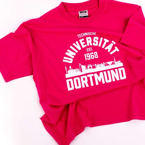 TU Unisex T-Shirt College Style fuchsia