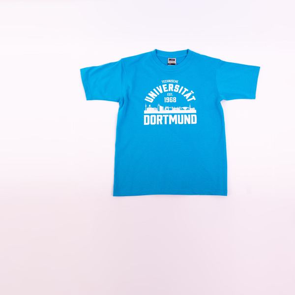 TU Unisex T-Shirt College Style himmelblau