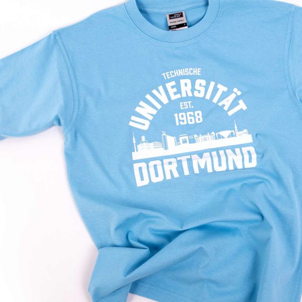 TU Unisex T-Shirt College Style cyan