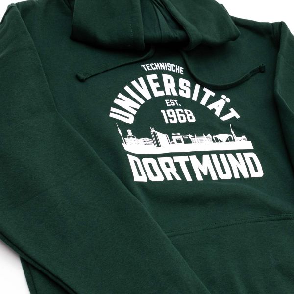 College Style Kapuzensweater, unisex, dunkelgr�n