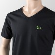 TU Herren  V-Neck T-Shirt